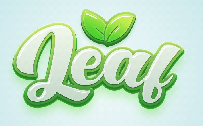 Leaf Text Effect