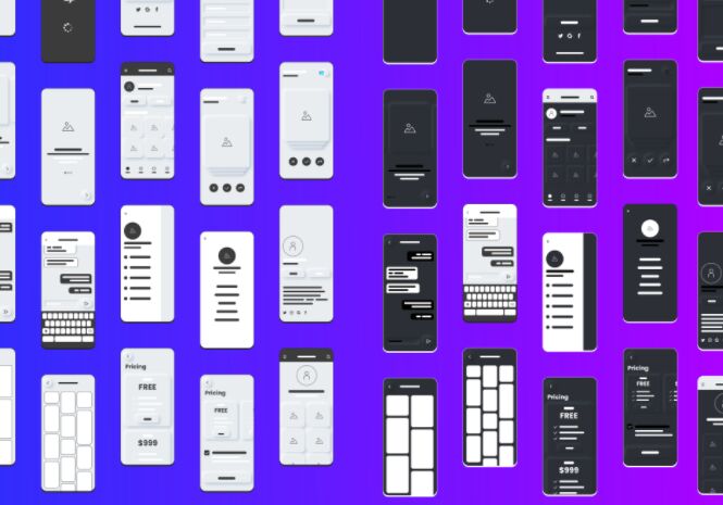 Lo-Fi Neumorphic UI and Wireframe Kit Freebie