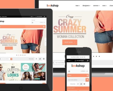 LookShop - Free Responsive PSD Template