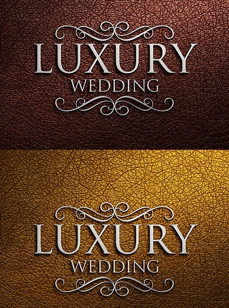 Luxury Wedding Logo Mockups