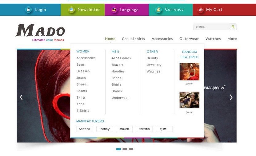 Mado - Free PSD Template