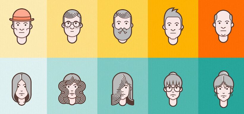 material-design-flat-avatar-set