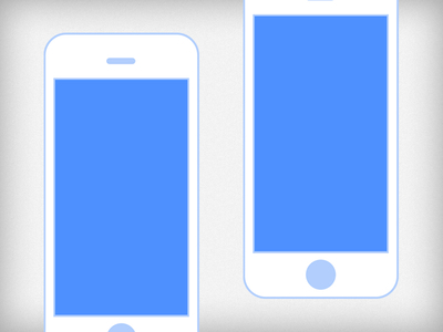 Minimalist Iphone 5 Mockup PSD