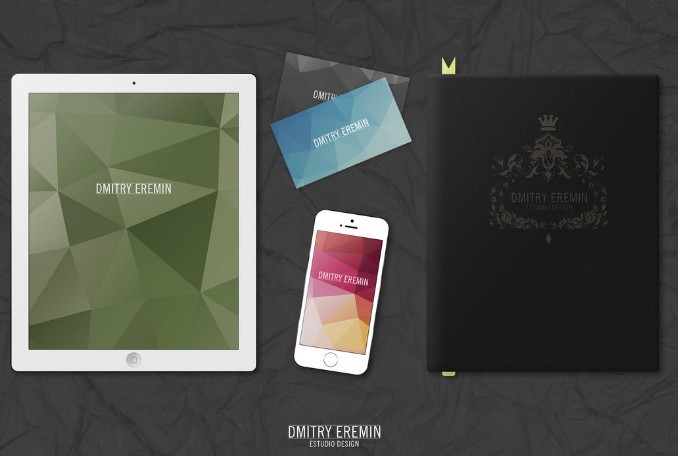 MockUp Ipad Iphone Book Businesscard