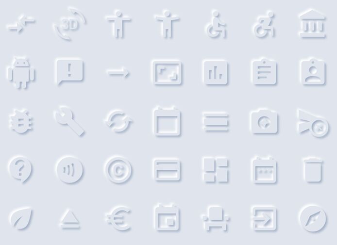 Neomorphism Icons