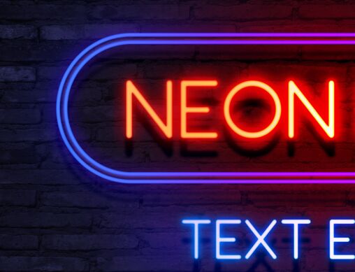 Neon Light Text Effect