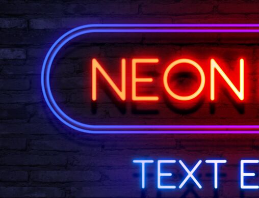 Neon Light Text Effect