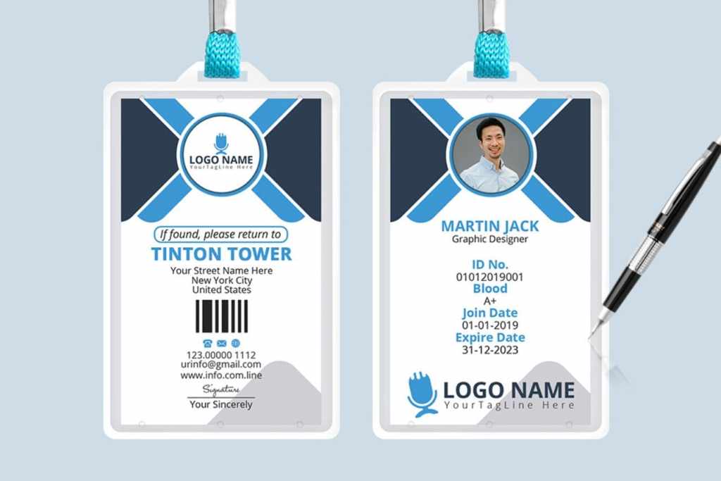 Office ID Card Design