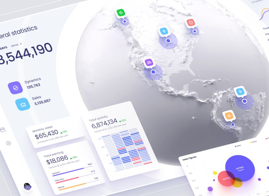 Orion UI kit Charts Templates & Infographics