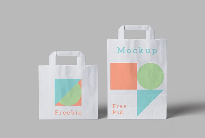 Paper Bag PSD Mockup