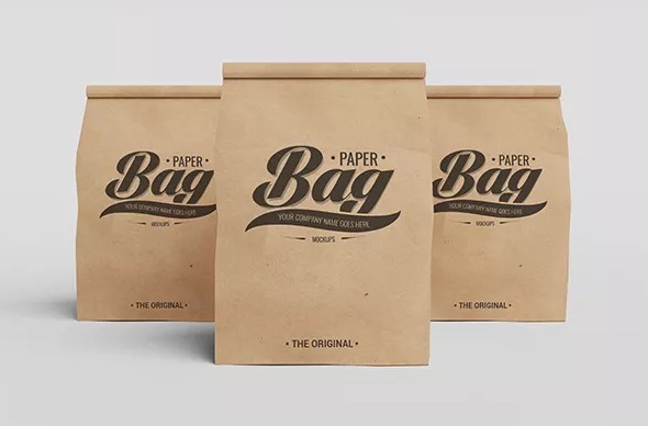 Paper Bag PSD Mockups