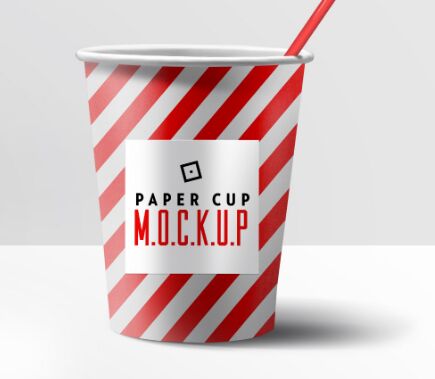 Paper Cup Mockup PSD