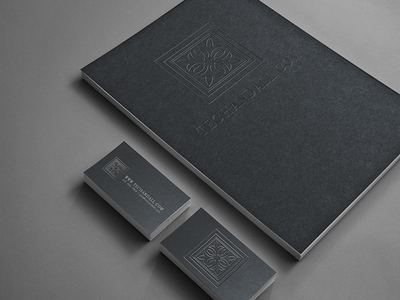 Perspective branding identity mockups