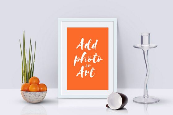 Photo Frame Mockup Scene