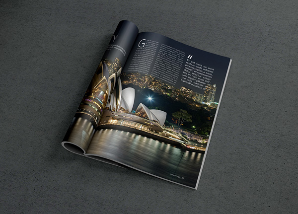 Photorealistic Magazine MockUp