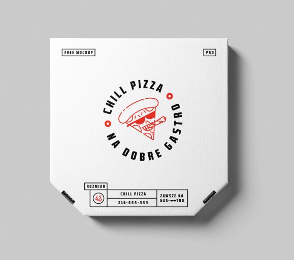 Pizza Box Mockup