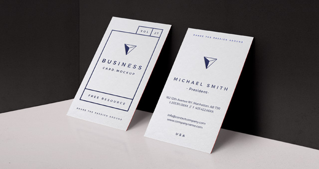 Psd Business Card Mock-Up