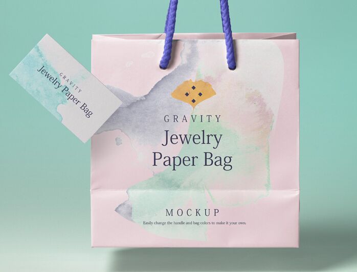 Psd Gravity Shopping Bag Mockup 3-min