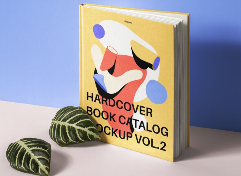 Psd Hardcover Book Catalog Mockup 2