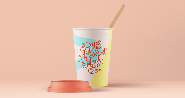 Psd Paper Hot Cup Template Vol4