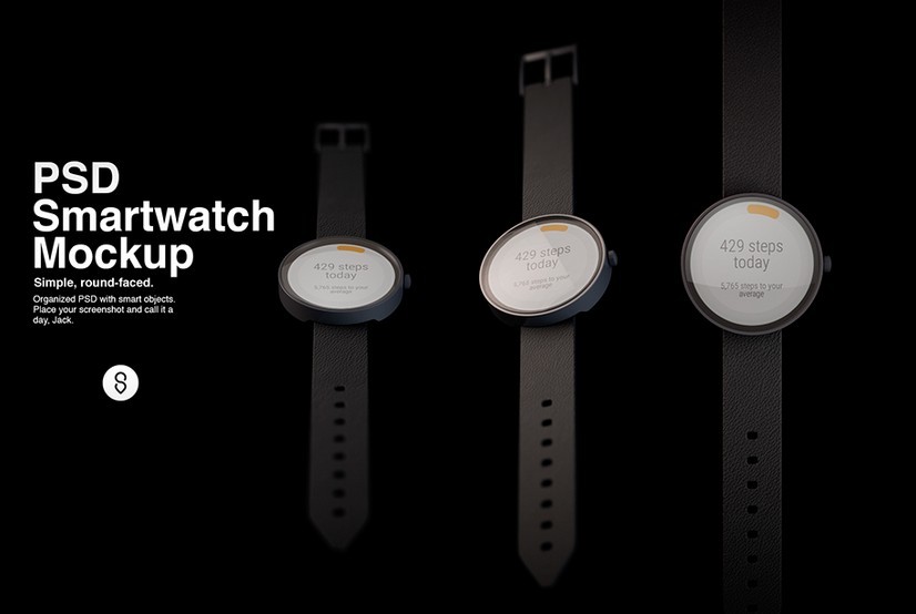 PSD Smartwatch Mockup