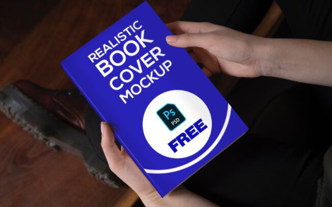 Realistic Book Cover Mockup