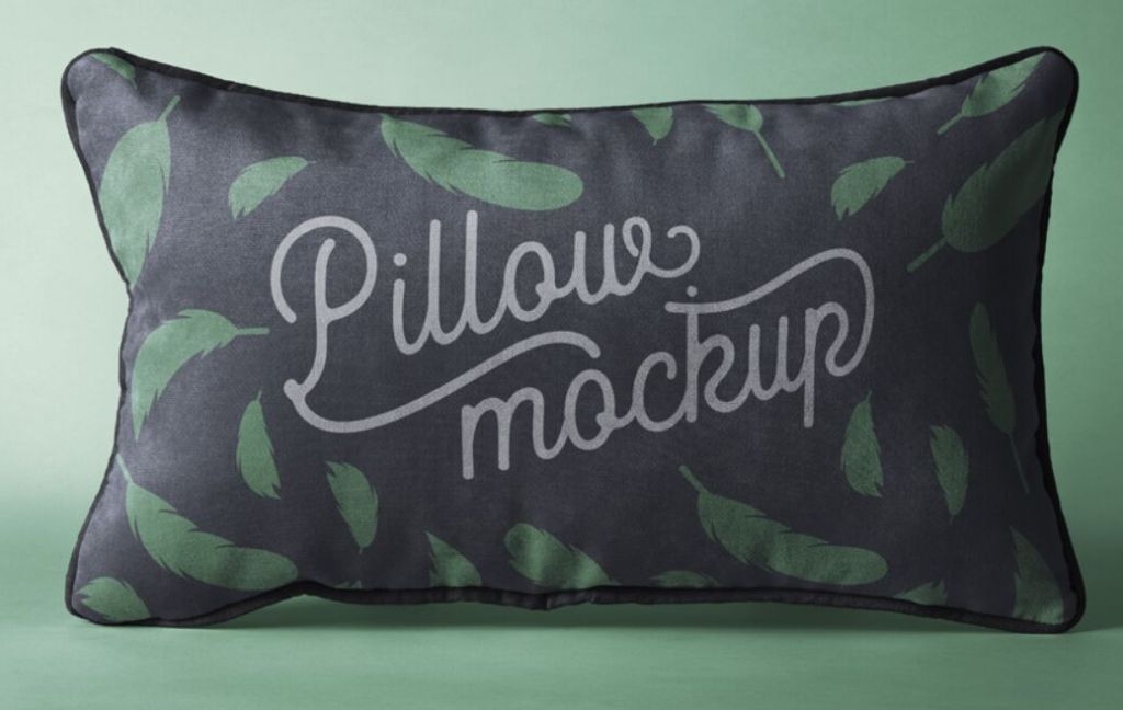 Rectangular Psd Pillow Mockup