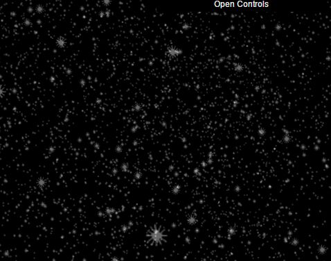 Rendering snow with shaders