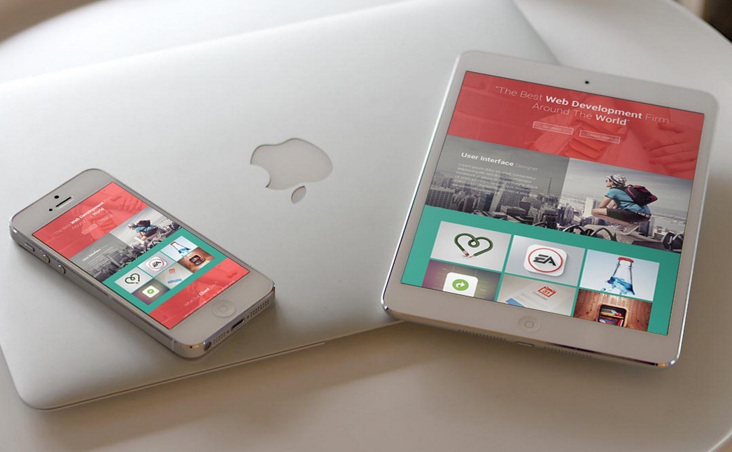 Responsive Devices iPad & iPhone Free PSD Mock-ups