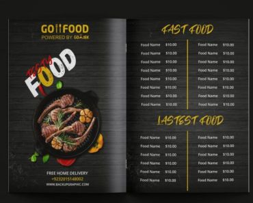 Restaurants Brousher Design Free Download