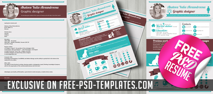 Resume Designer – FREE Resume CV Template