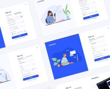 Sign Up Onboarding UI Kit