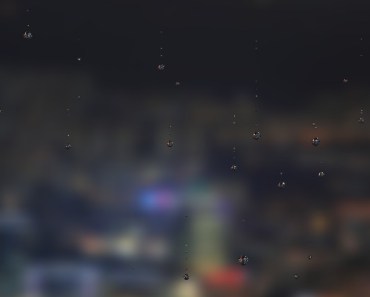 Simulate Raindrops Falling On A Glass Surface - rainyday js