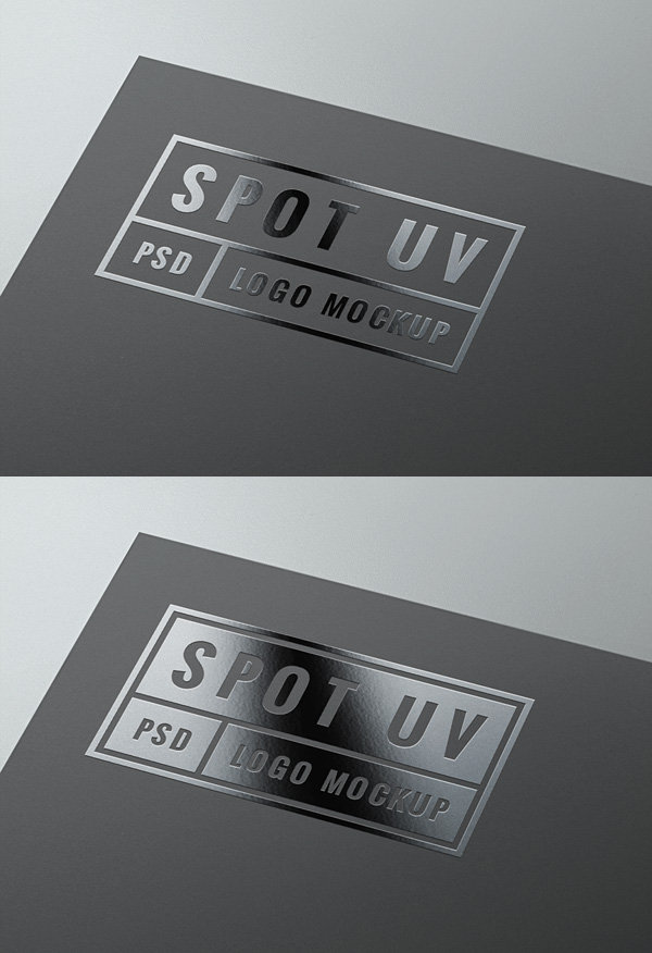 Spot UV Logo MockUp