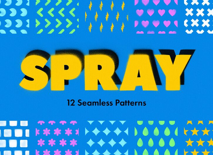 Spray Seamless Patterns