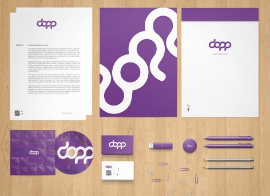 Stationery Branding Mock-Up PSD Free