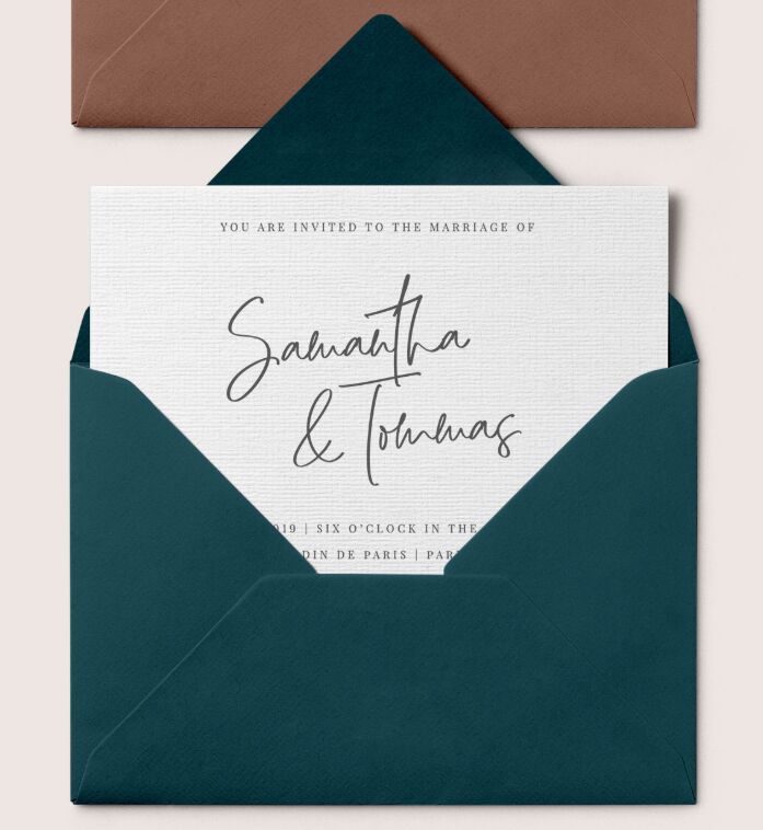 Stylish Envelopes Mockup