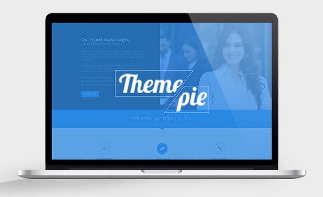 Themepie Free One Page PSD Web Template