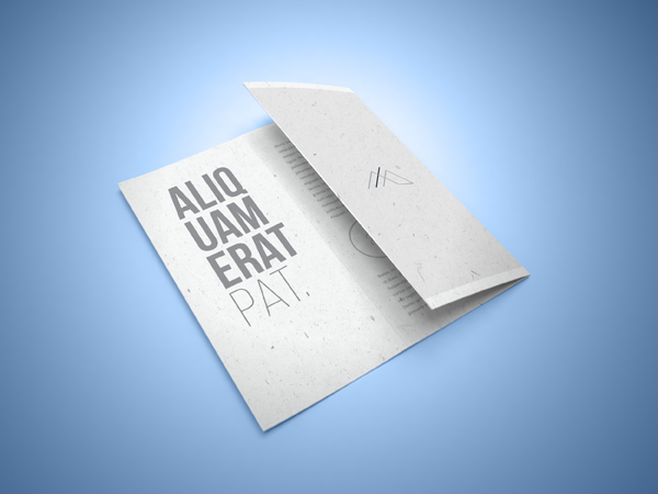 Trifold Brochure Mockup