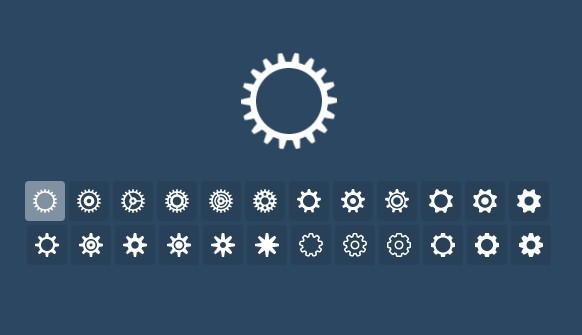 Tumblr Style Cog Spinners