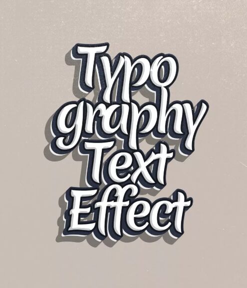 Typography PSD Text Effect