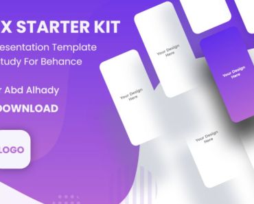UI UX Starter Kit Case Study Presentation Template Free