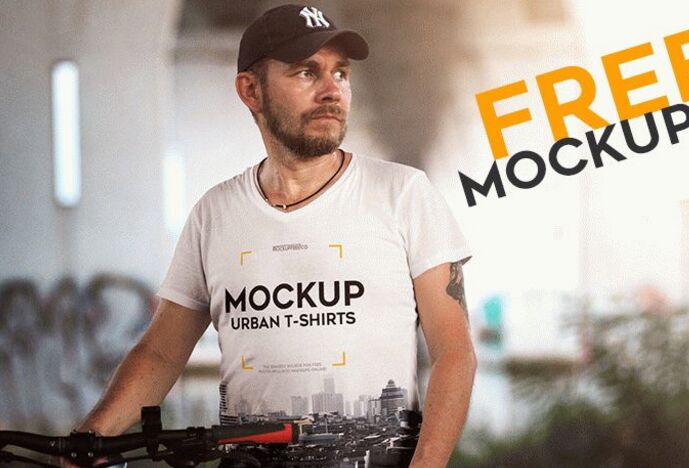 Urban T-Shirt – Free PSD Mockup