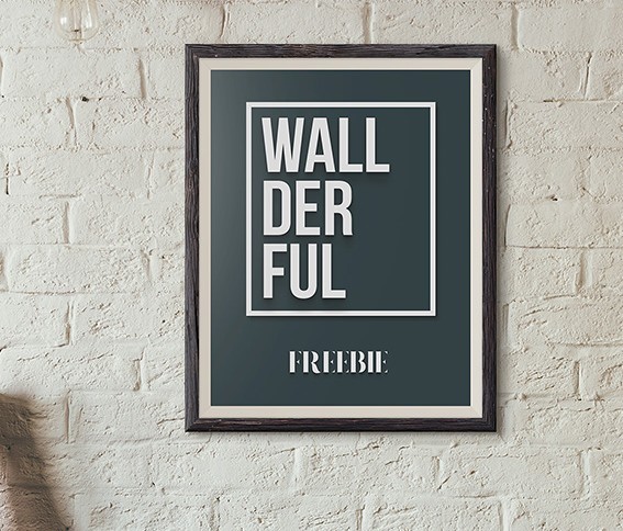 Wallderful Free Frame Mockups