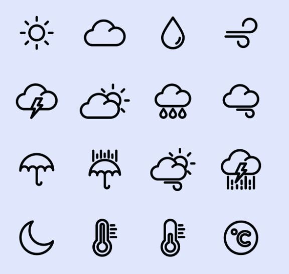Weather Icon Set
