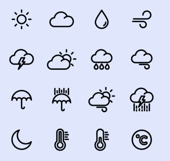 Weather Icon Set