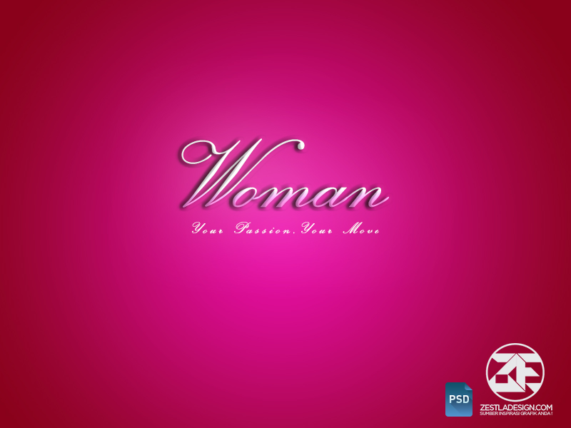 Woman PSD Layer Style Effect