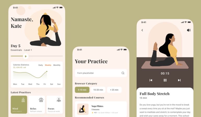 Yoga App Concept