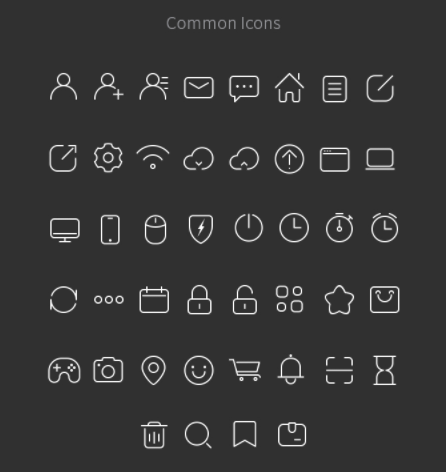 100 Stroke Icons