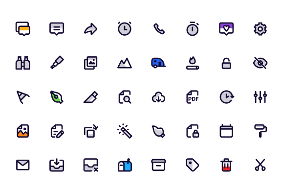 120 Figma Icons